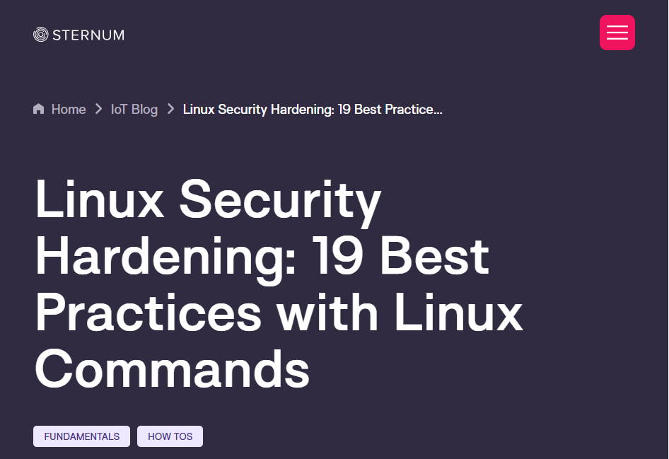 Linux Hardening System